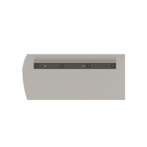 Edger steel trowel blade