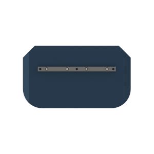 Blue combination steel blade with angle