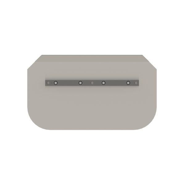 Combination trowel blade