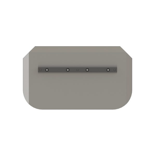 Combination blade with angle