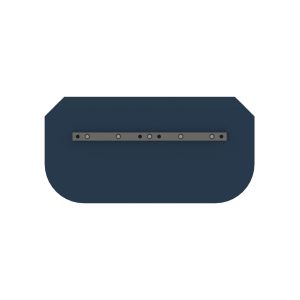 Blue combination steel blade