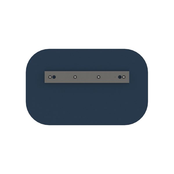 Blue reversible combo rounded steel blade for Boren machine