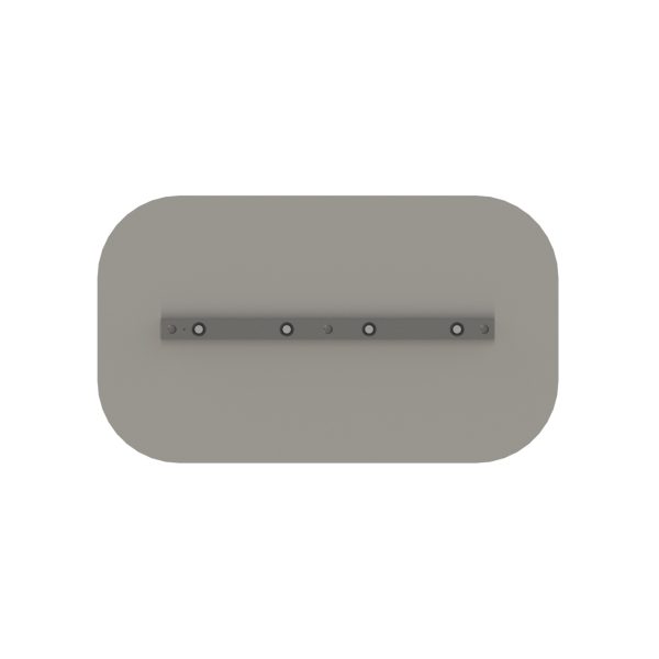 Reversible combo and rounded steel blade