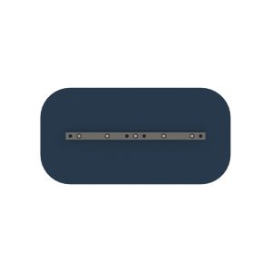 Reversible blue steel trowel