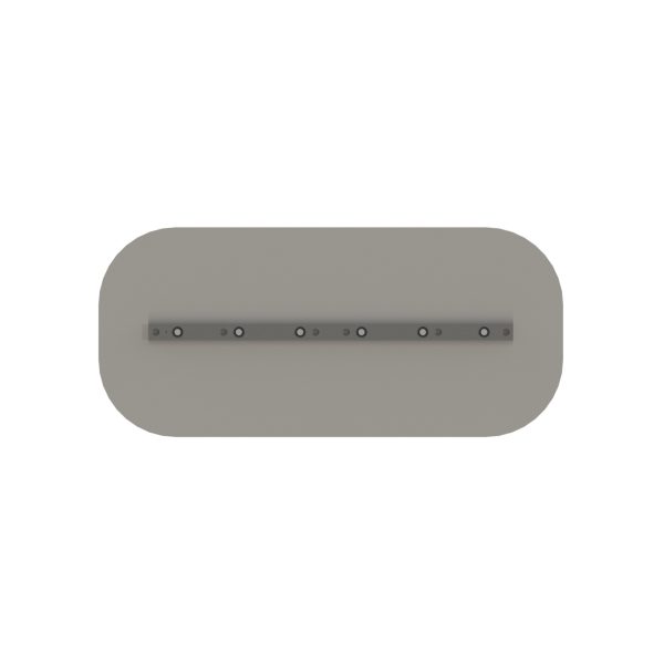 Reversible combo and rounded trowel blade
