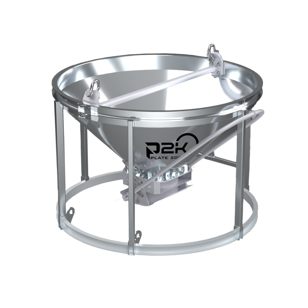 P2K-CBA-250 LARGE ALUMINUM BUCKET 2 1/2 CU.YD.