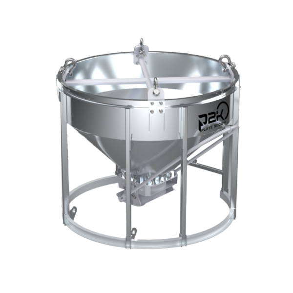 Plate 2000 - Steel Concrete Bucket -  P2K-CBA-400