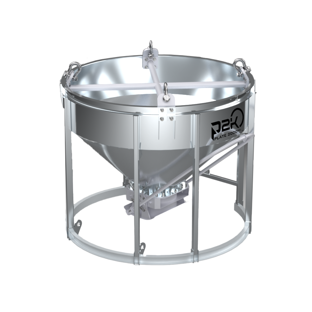 P2K-CBA-400 LARGE ALUMINUM BUCKET 4 CU.YD.