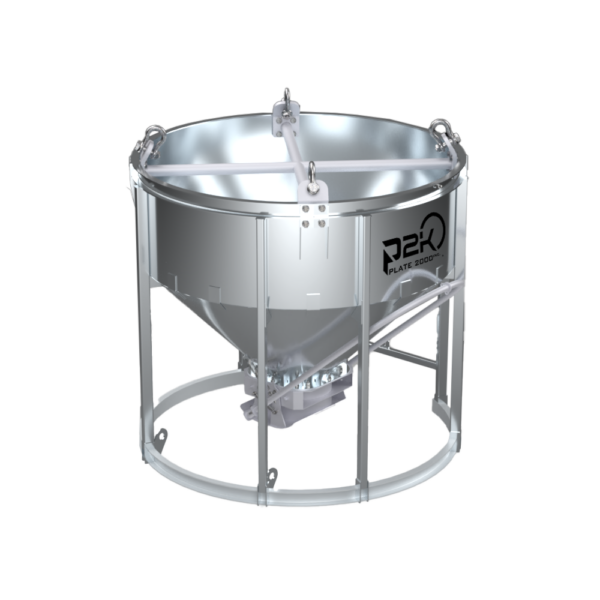 Plate 2000 - Steel Concrete Bucket - P2K-CBA-500