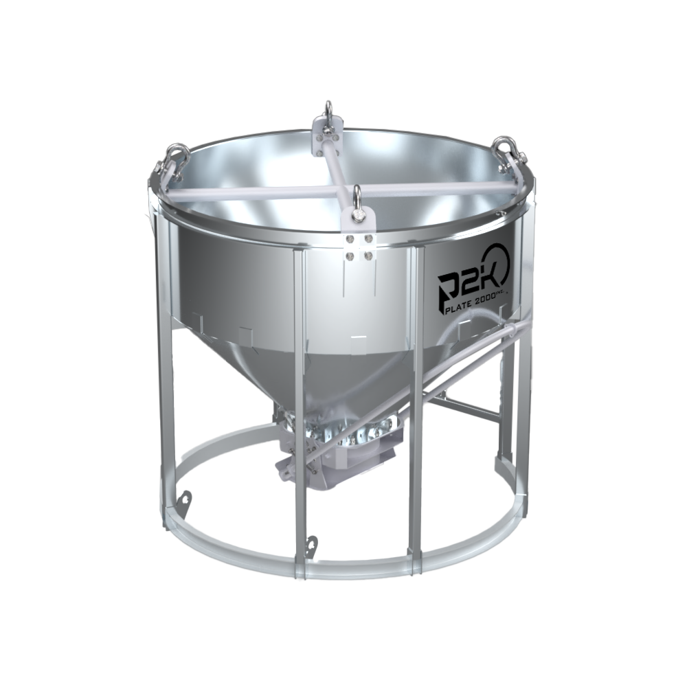 P2K-CBA-500 LARGE ALUMINUM BUCKET 5 CU.YD.