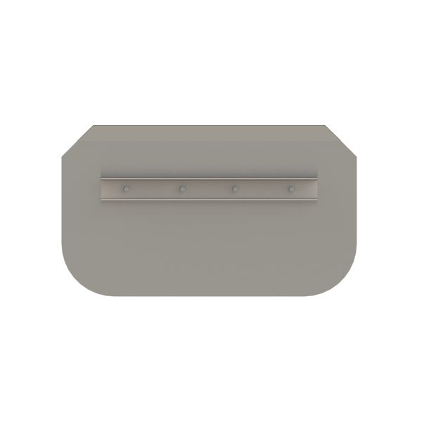 Quick connect combination trowel blade