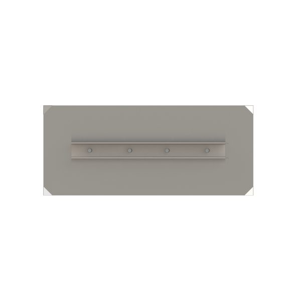 Quick connect finish steel trowel blade