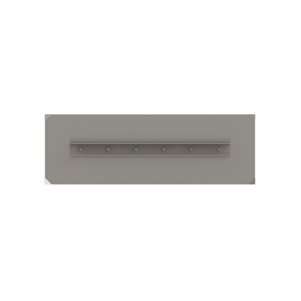 Quick connect finish steel trowel blade