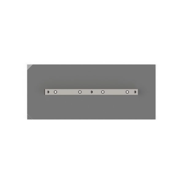 Steel flat bar with holes