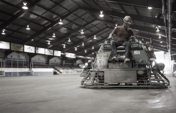 Concrete pouring