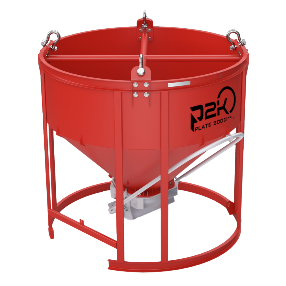 P2K-CBA-500 LARGE STEEL BUCKET 5 CU.YD.