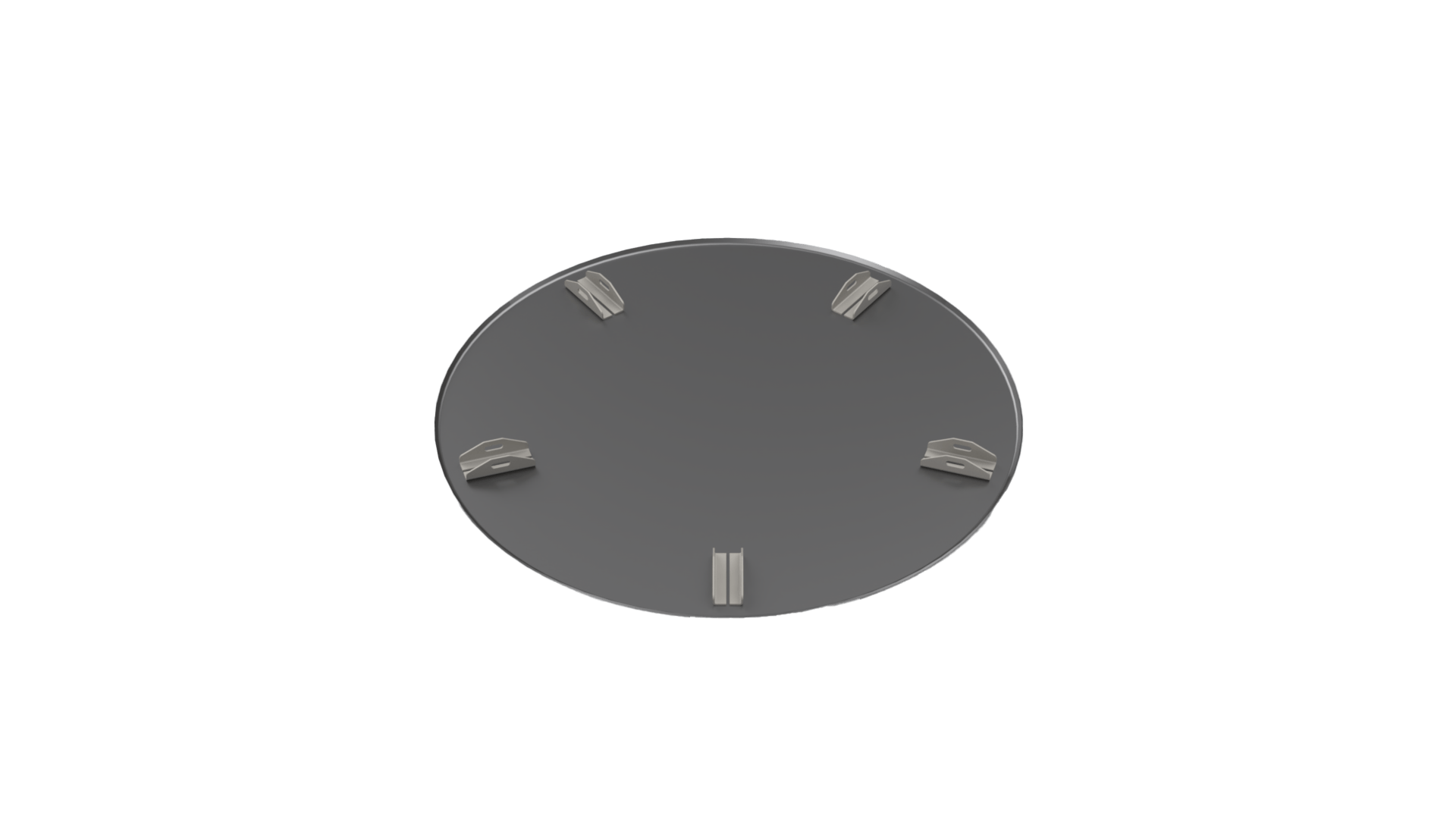 USFP465-5S-PAS UNIVERSAL SUPER FLAT PAN WITH SAFETY BRACKET FOR BIG FOOT PAN SAVER