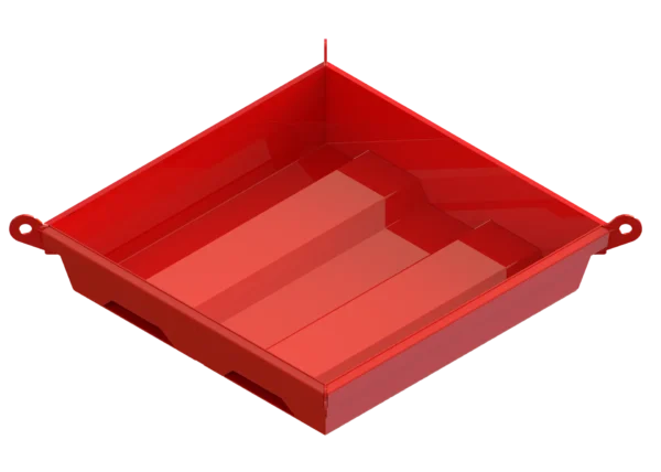 Plate 2000 Washout Pan 72x72x14